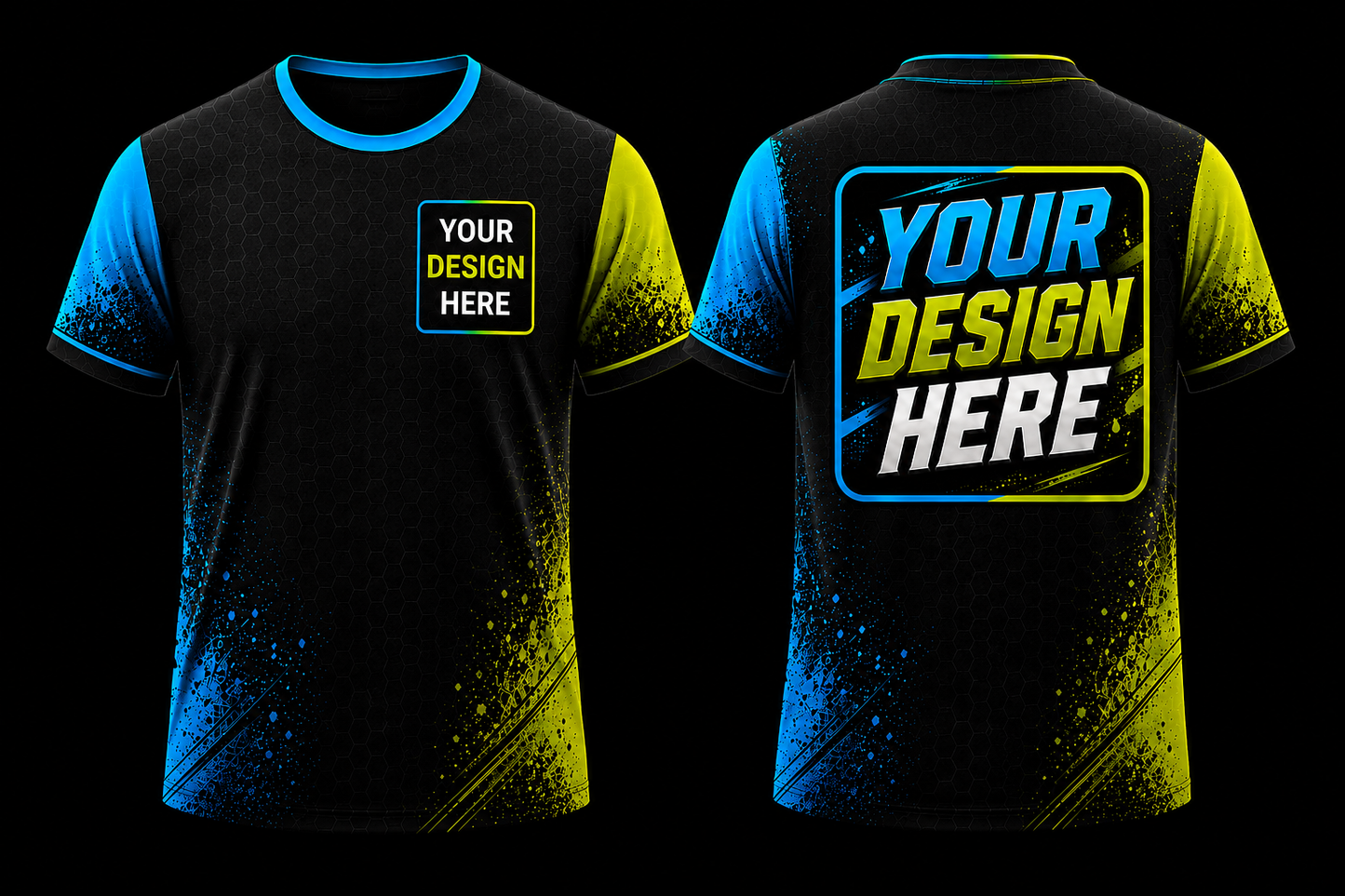 Custom T-Shirt – Upload Your Design (Heart/Left Chest & Upper Back Print)