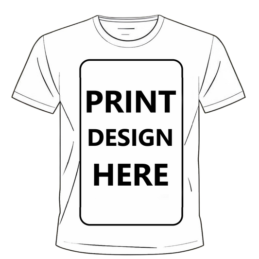 Custom T-Shirt – Upload Your Design (Full Chest Print)