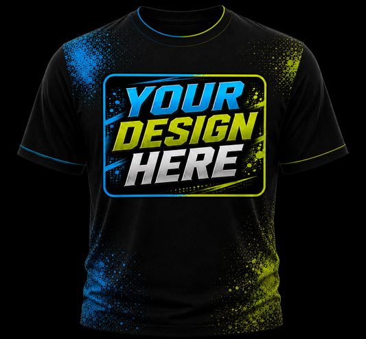 Custom T-Shirt – Upload Your Design (Upper Chest Print)