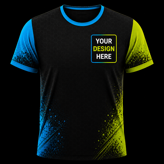 Custom T-Shirt – Upload Your Design (Heart/Left Chest Print)
